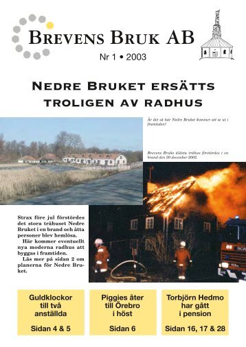 Nedre Bruket ersätts troligen av radhus - Brevens Bruk