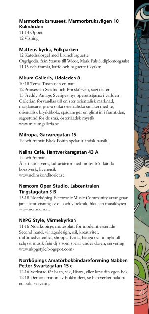 Kulturnatten (pdf) - Norrköpings kommun