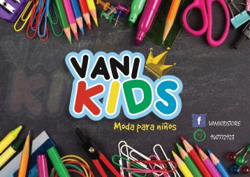 VANIDISCatalogo SCOOL Niños