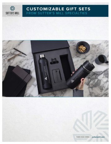 Customizable Large Gift Sets Sutter's Mill Specialties