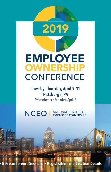 2019 NCEO Employee Ownership Conference Registration Brochure