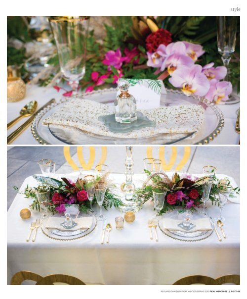 Real Weddings Magazine's “Tropical Paradise“ Styled Shoot - Winter/Spring 2019 - Featuring some of the Best Wedding Vendors in Sacramento, Tahoe and throughout Northern California!