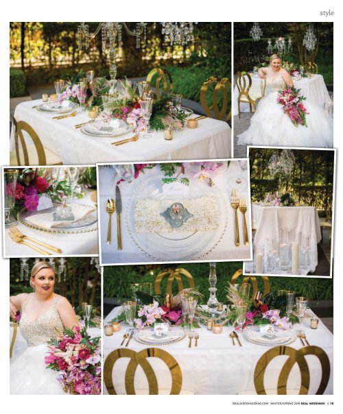 Real Weddings Magazine's “Tropical Paradise“ Styled Shoot - Winter/Spring 2019 - Featuring some of the Best Wedding Vendors in Sacramento, Tahoe and throughout Northern California!
