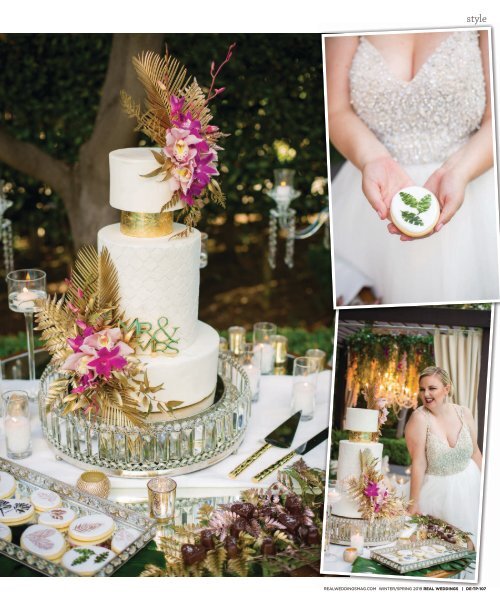 Real Weddings Magazine's “Tropical Paradise“ Styled Shoot - Winter/Spring 2019 - Featuring some of the Best Wedding Vendors in Sacramento, Tahoe and throughout Northern California!