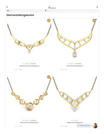 Diamond mangalsutra