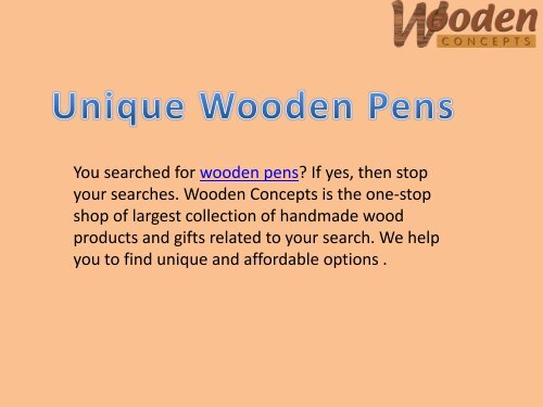  Buy Wooden Pens