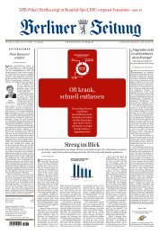 Berliner Zeitung 15.08.2017