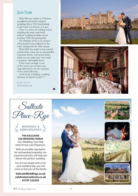 Wealden Times | WT204 | February 2019 | Wedding supplement inside