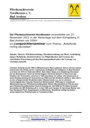 Pferdezuchtverein Nordhessen e. V. Bad Arolsen