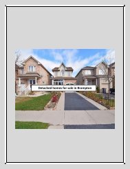 detached homes for sale in Brampton