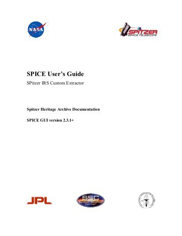 SPICE User's Guide - IRSA