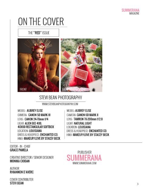 SUMMERANA MAGAZINE | FEBRUARY 2019 | The "Red" Issue