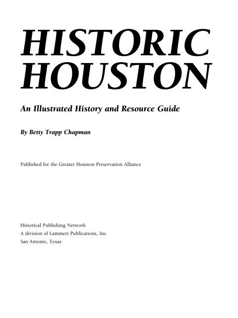 Historic Houston