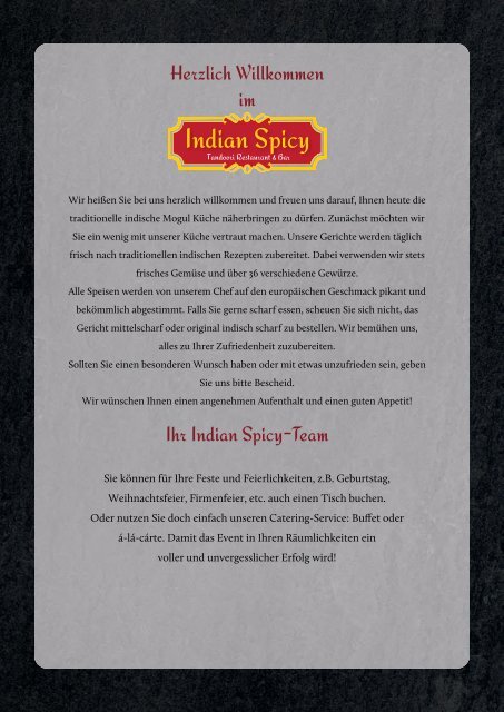 Indian Spicy InHouse