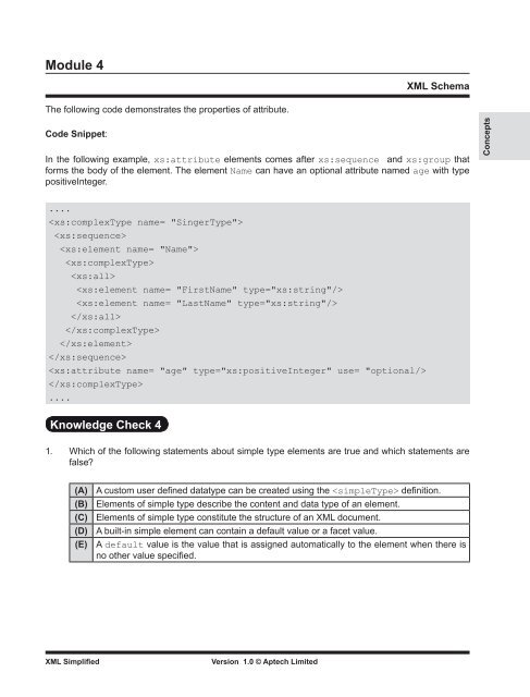 XML Simplified