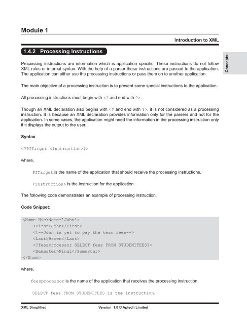 XML Simplified