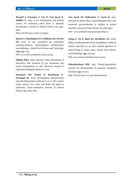 Nutrition evaluation of an unconventional for ruminants estimated by the in vitro fermentation system