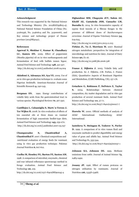 Nutrition evaluation of an unconventional for ruminants estimated by the in vitro fermentation system