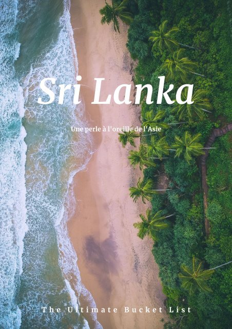 Sri Lanka - Bucket List