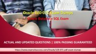 Oracle 1z0-071 Exam Questions - Pass 1z0-071 Exam in First Attempt