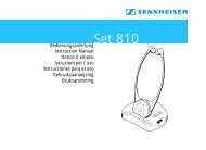 Set 810 - Sennheiser Communications