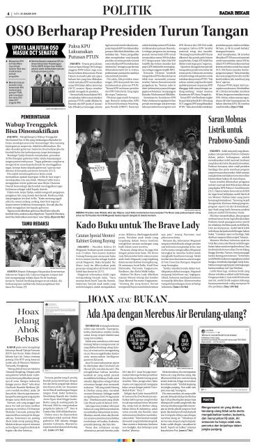 E - PAPER RADAR BEKASI EDISI 26 JANUARI 2019