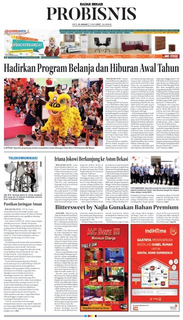 E - PAPER RADAR BEKASI EDISI 26 JANUARI 2019