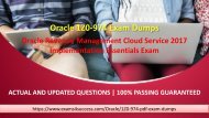 Oracle 1Z0-974 Exam Questions - Pass 1Z0-974 Exam in First Attempt