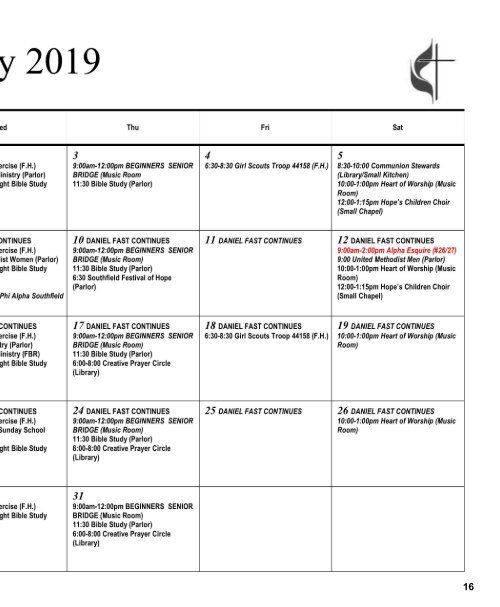 01_06_2019 Bulletin 1030am Service