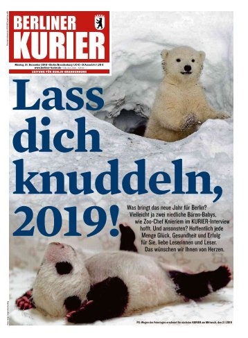 Berliner Kurier 31.12.2018