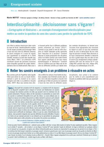 Enseigner l&#039;EPS n°277 Art3  MOTTET