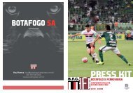 PRESS KIT: Botafogo x Ferroviária - 28/01/2019 - Camp. Paulista