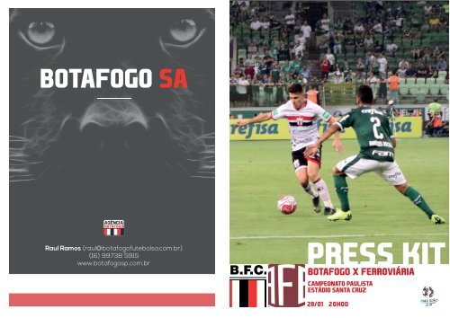 PRESS KIT: Botafogo x Ferroviária - 28/01/2019 - Camp. Paulista