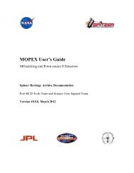 MOPEX User's Guide - IRSA