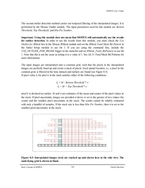 MOPEX User's Guide - IRSA