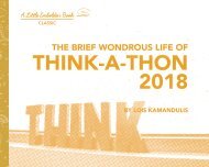 Think-A-Thon 2018 (Portfolio: Nonprofit Event Branding)