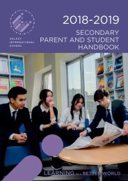 Secondary Parent and Student Handbook [ENG]