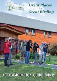 Bed and Birding Accommodation Guide 2019