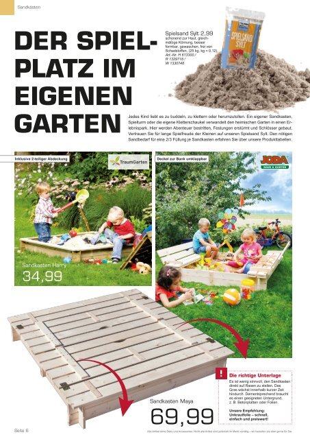 Eurobaustoff - Holz im Garten i&M emo thyssen saicos