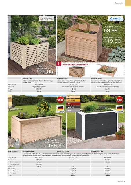 Eurobaustoff - Holz im Garten i&M emo thyssen saicos