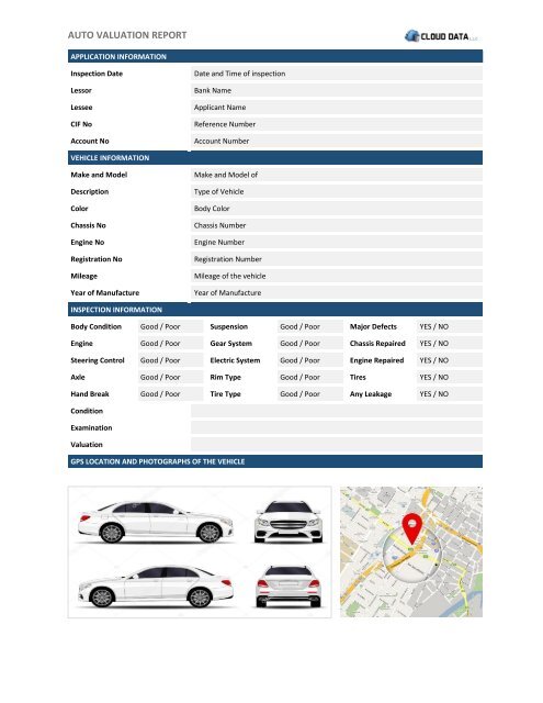 AUTO VALUATION REPORT - Copy