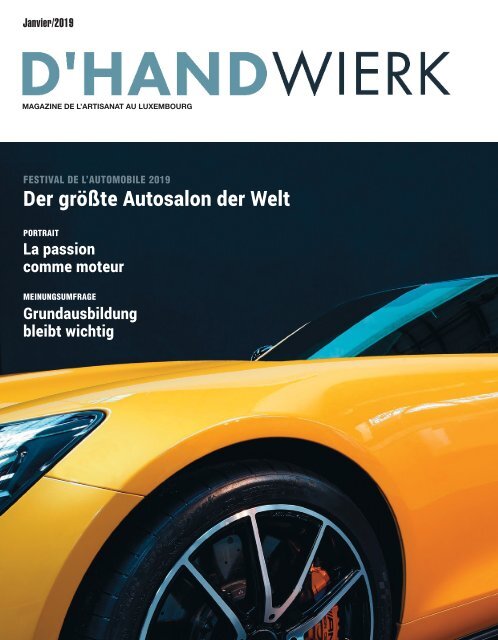 D'HANDWIERK - Janvier 2019