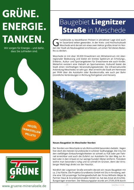 BAULOKAL MAGAZIN SAUERLAND AUSGABE 2019.1 WINTER