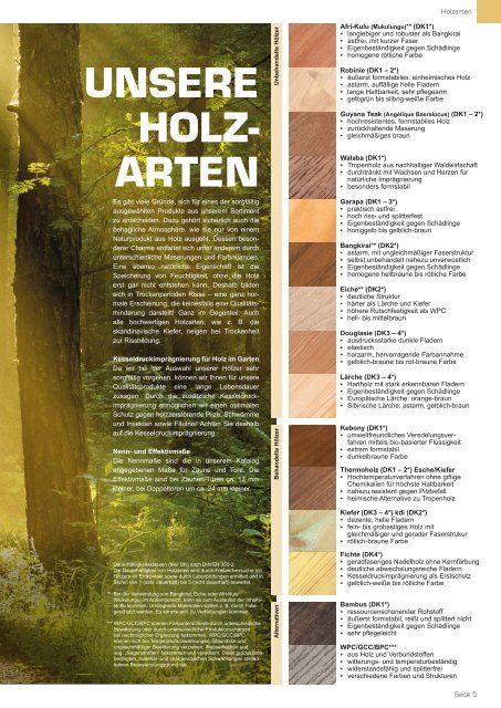 Eurobaustoff - Holz im Garten neutral insp thyssen remmers