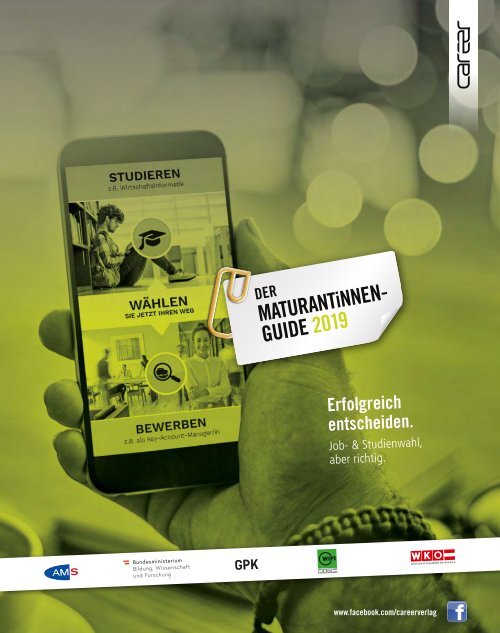 Der MATURANTiNNEN-GUIDE 2019 von CAREER