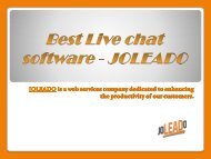 Make Your BEST LIVE CHAT SOFTWARE A Reality