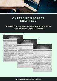 10 Great Examples Of Capstone Projects For Various Academic Disciplines