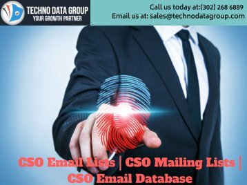 CSO Email Lists _ CSO Mailing Lists _ CSO Email Database in usa