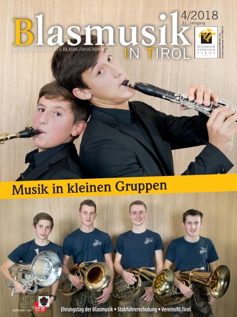 Blasmusik in Tirol, Ausgabe 4 / 2018