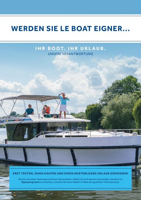 Le Boat Deutschland 2019